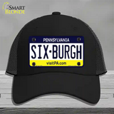 Sixburgh Pennsylvania Steelers Novelty License Plate Hat Mesh / Black