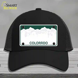 Colorado Green State Blank Novelty License Plate Hat Mesh / Black