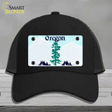 Oregon State Blank Novelty License Plate Hat Mesh / Black