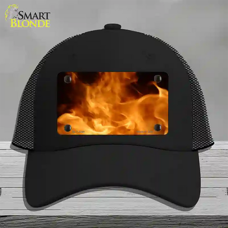 True Flame Novelty License Plate Hat Mesh / Black