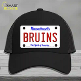 Bruins Massachusetts State Novelty License Plate Hat Mesh / Black