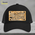 We The People Novelty License Plate Hat Mesh / Black