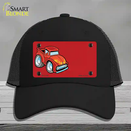 Cartoon Classic Effie Offset Novelty License Plate Hat Mesh / Black