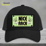 Nice Rack Novelty License Plate Hat Mesh / Black