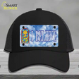 I Believe Novelty License Plate Hat Mesh / Black