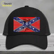 Rebel With A Cause Novelty License Plate Hat Mesh / Black