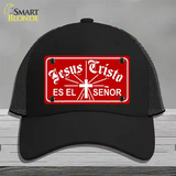 Jesus Cristo Novelty License Plate Hat Mesh / Black