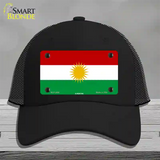 Kurdistan Flag Novelty License Plate Hat Mesh / Black