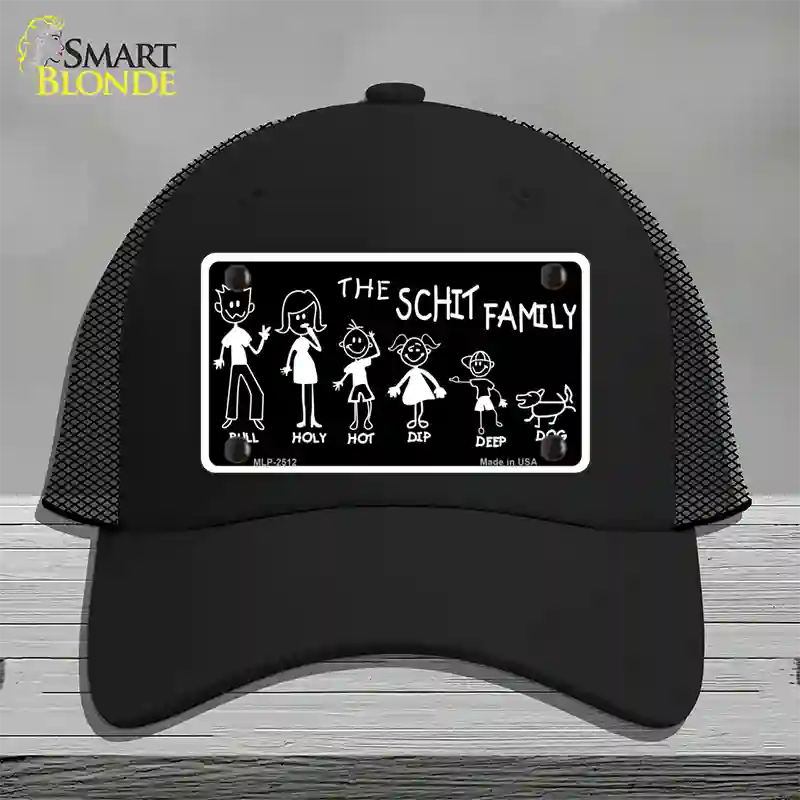 The Schit Family Novelty License Plate Hat Mesh / Black