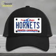 Hornets North Carolina State Novelty License Plate Hat Mesh / Black