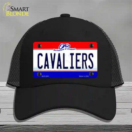 Cavaliers Ohio State Novelty License Plate Hat Mesh / Black