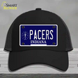 Pacers Indiana State Novelty License Plate Hat Mesh / Black