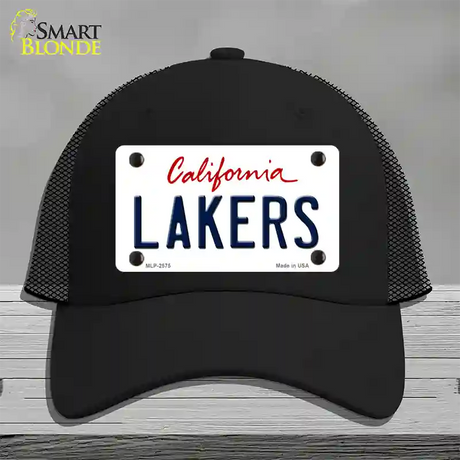 Lakers California State Novelty License Plate Hat Mesh / Black