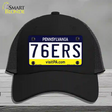 76ers Pennsylvania State Novelty License Plate Hat Mesh / Black