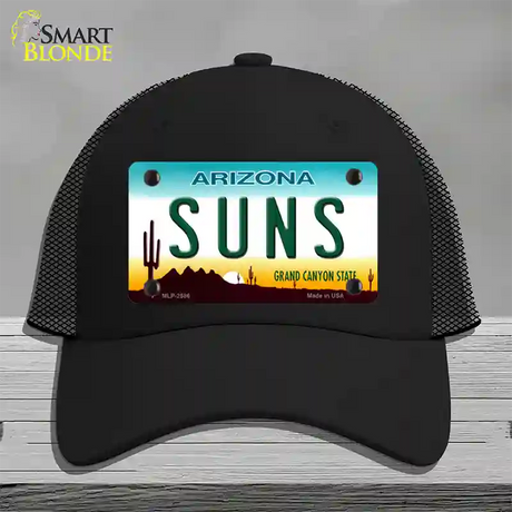 Suns Arizona State Novelty License Plate Hat Mesh / Black