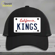 Kings California Novelty License Plate Hat Mesh / Black