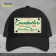 Grandmothers Something Special Novelty License Plate Hat Mesh / Black