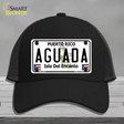 Aguada Puerto Rico Novelty License Plate Hat Mesh / Black