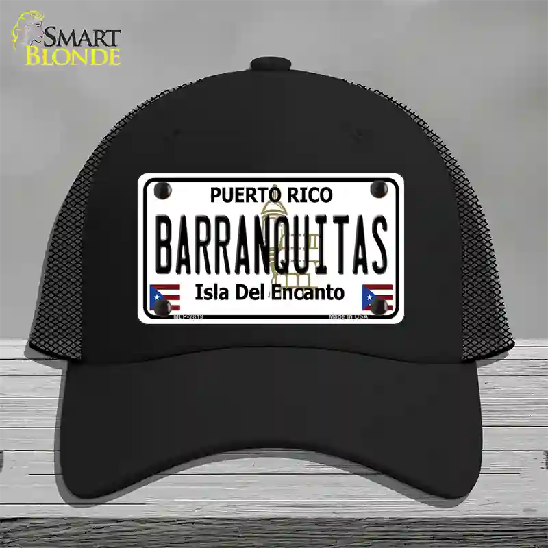 Barranquitas Novelty License Plate Hat Mesh / Black