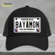 Bayamon Novelty License Plate Hat Mesh / Black