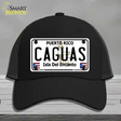 Caguas Novelty License Plate Hat Mesh / Black