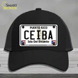 Ceiba Novelty License Plate Hat Mesh / Black