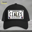 Ciales Novelty License Plate Hat Mesh / Black