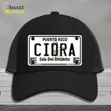 Cidra Novelty License Plate Hat Mesh / Black