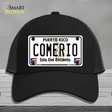 Comerio Novelty License Plate Hat Mesh / Black