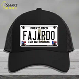 Fajardo Novelty License Plate Hat Mesh / Black