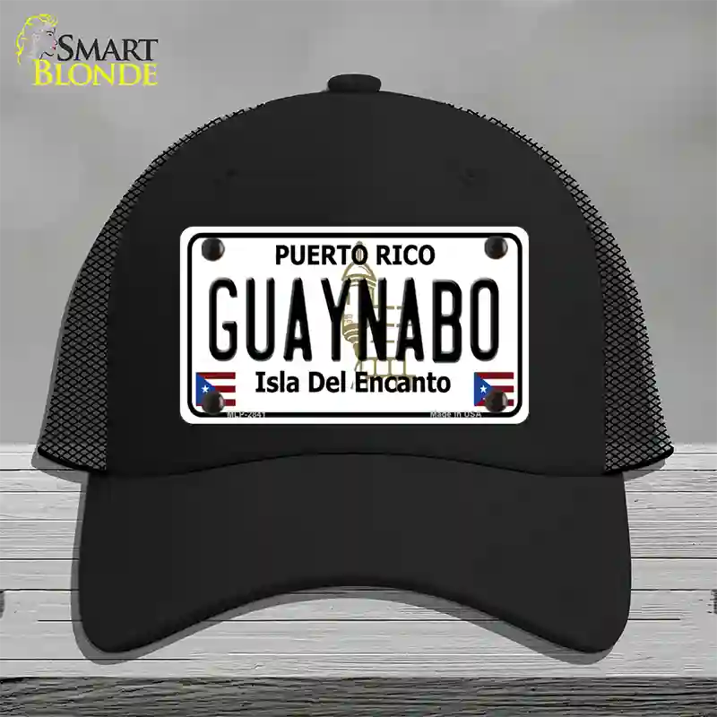 Guaynabo Puerto Rico Novelty License Plate Hat Mesh / Black