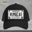 Humacao Puerto Rico Novelty License Plate Hat Mesh / Black