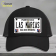 Las Marias Puerto Rico Novelty License Plate Hat Mesh / Black