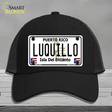 Luquillo Puerto Rico Novelt Novelty License Plate Hat Mesh / Black