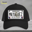 Mayaguez Puerto Rico Novelty License Plate Hat Mesh / Black