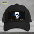 Space Alien Novelty License Plate Hat Mesh / Black