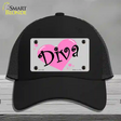 Diva Novelty License Plate Hat Mesh / Black