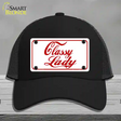 Classy Lady Novelty License Plate Hat Mesh / Black