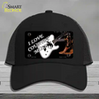 I Love Country Music Novelty License Plate Hat Mesh / Black