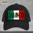 Jalisco Mexico Flag Novelty License Plate Hat Mesh / Black