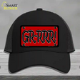 GR-RRR Novelty License Plate Hat Mesh / Black