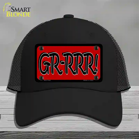 GR-RRR Novelty License Plate Hat Mesh / Black