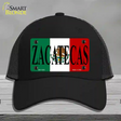 Zacatecas Novelty License Plate Hat Mesh / Black