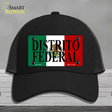 Distrito Federal Mexico Flag Novelty License Plate Hat Mesh / Black