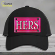 HERS Novelty License Plate Hat Mesh / Black