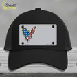 American Eagle Offset Novelty License Plate Hat Mesh / Black