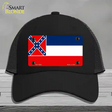 Mississippi Flag Novelty License Plate Hat Mesh / Black