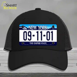 9 11 01 New York Novelty License Plate Hat Mesh / Black