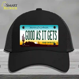 Good As It Gets Arizona Novelty License Plate Hat Mesh / Black