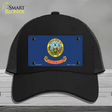 Idaho State Flag Novelty License Plate Hat Mesh / Black